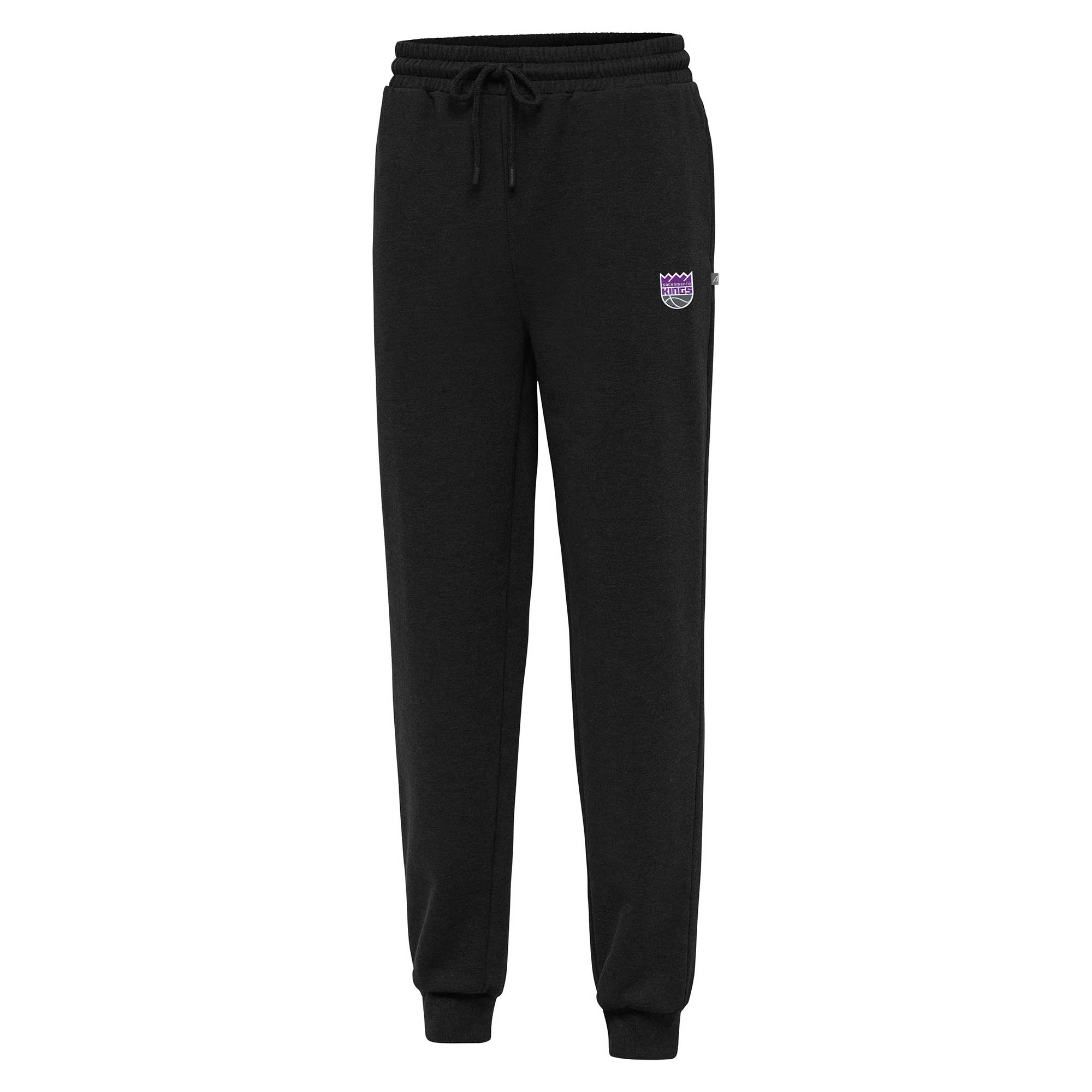 Men's Antigua Black Sacramento Kings Idol Jogger Pants