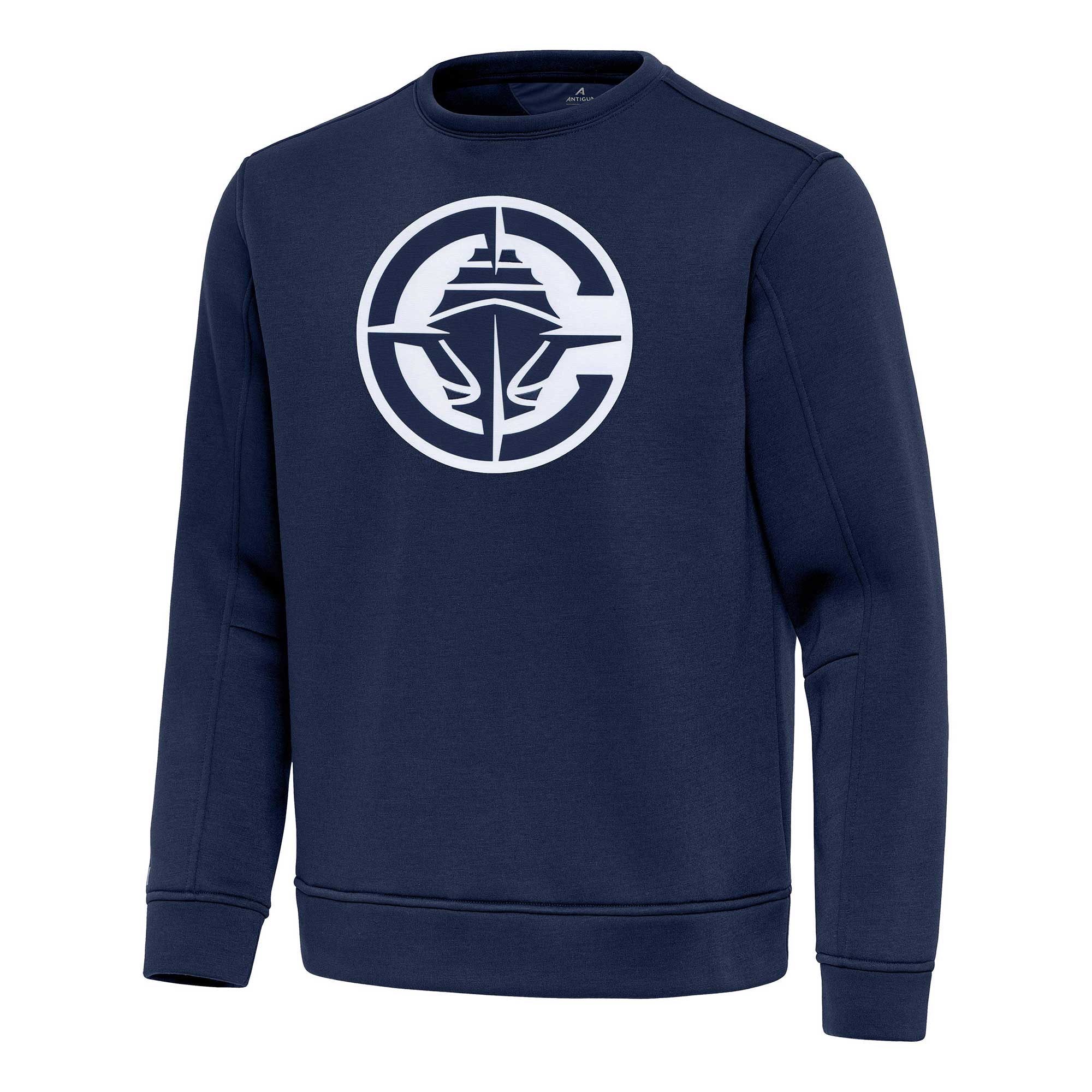 Men's Antigua Navy LA Clippers Relevant Pullover Sweatshirt