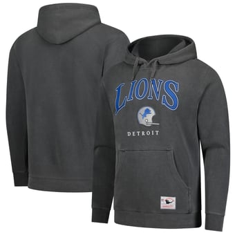  Mitchell & Ness  Gray Detroit Lions Slot Pullover Hoodie