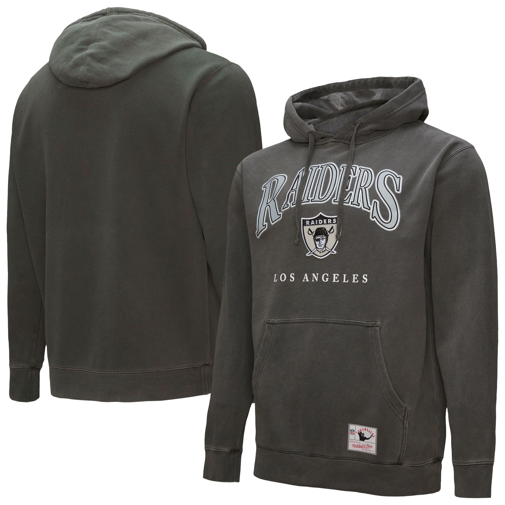 Mitchell & Ness  Gray Los Angeles Raiders Slot Pullover Hoodie