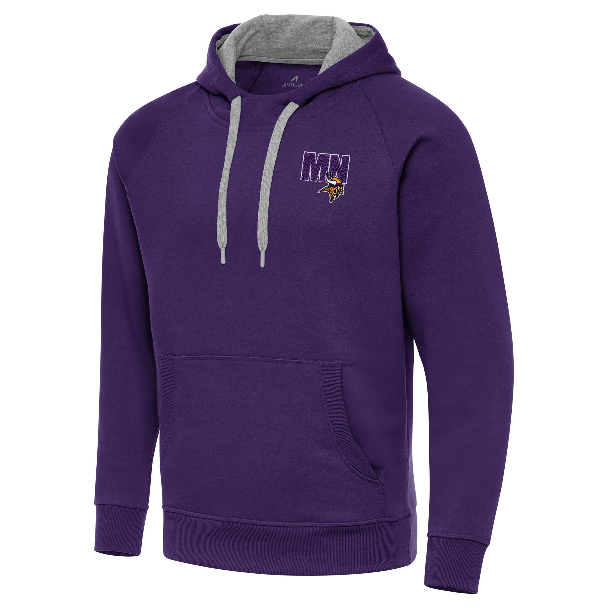 Men's Antigua Purple Minnesota Vikings Victory Pullover Hoodie