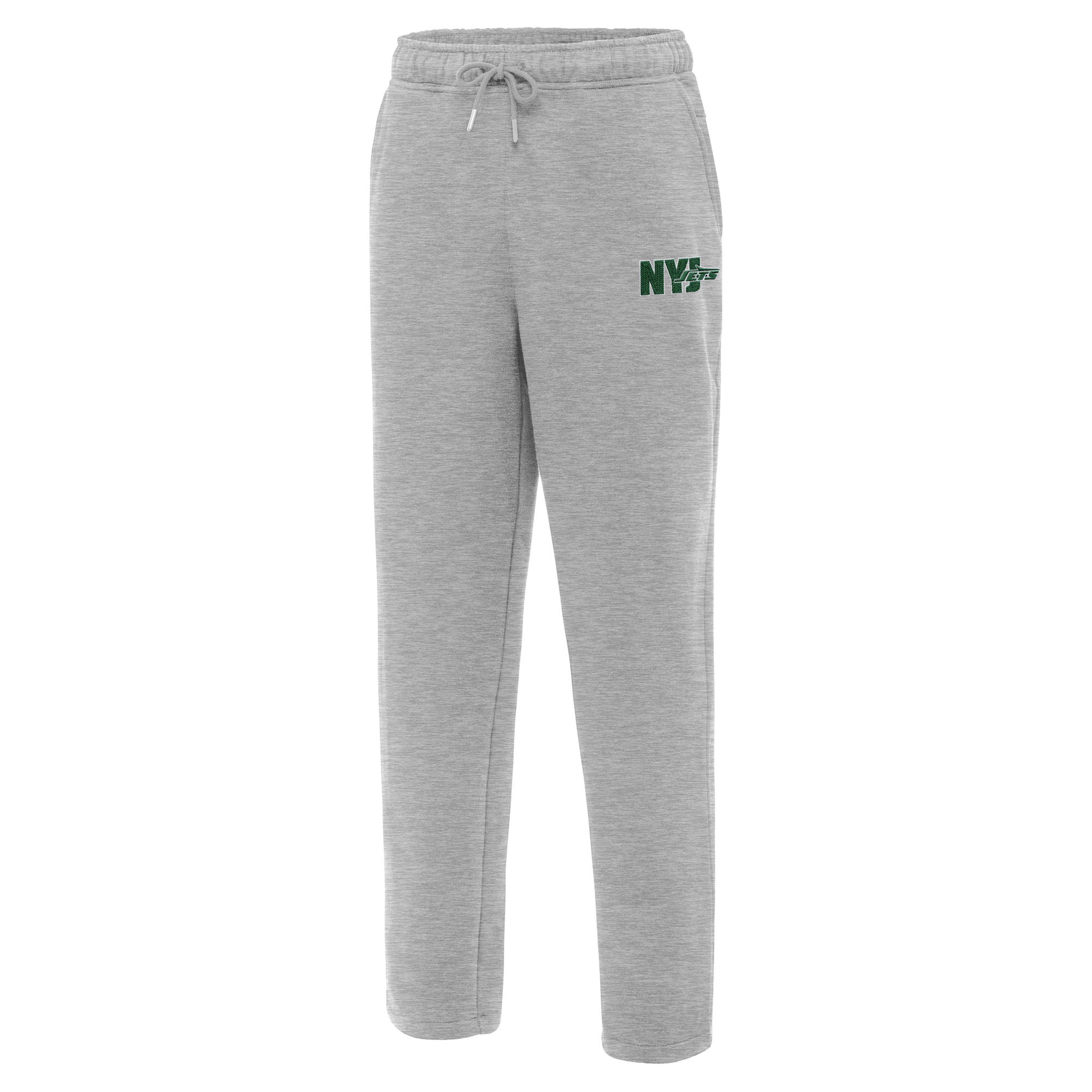 Men's Antigua Heather Gray New York Jets Victory Sweatpants