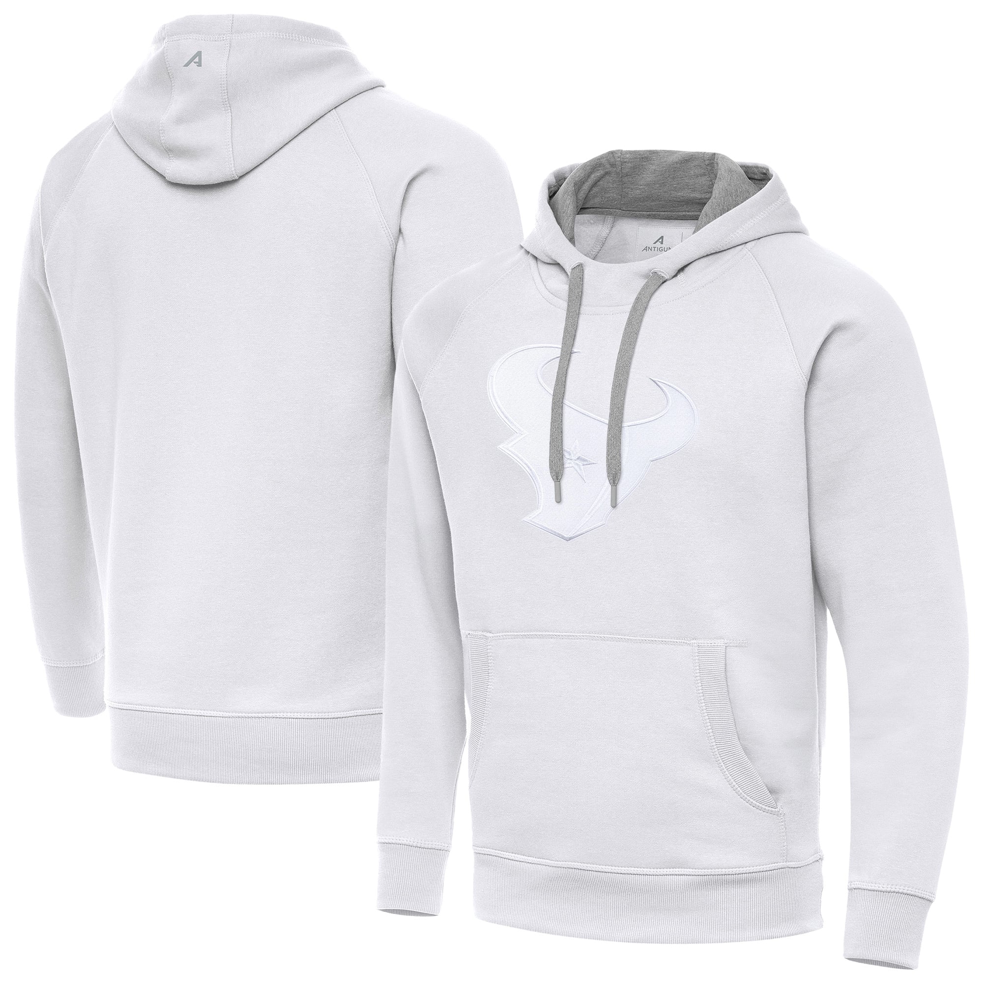 Men’s Antigua White Houston Texans Victory Pullover Hoodie Men’s Antigua White Houston Texans Victory Pullover Hoodie