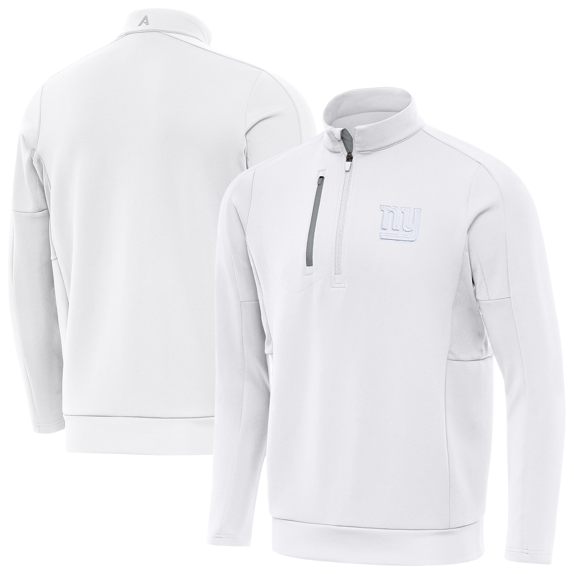 Men’s Antigua White New York Giants Generation Quarter-Zip Top Men’s Antigua White New York Giants Generation Quarter-Zip Top