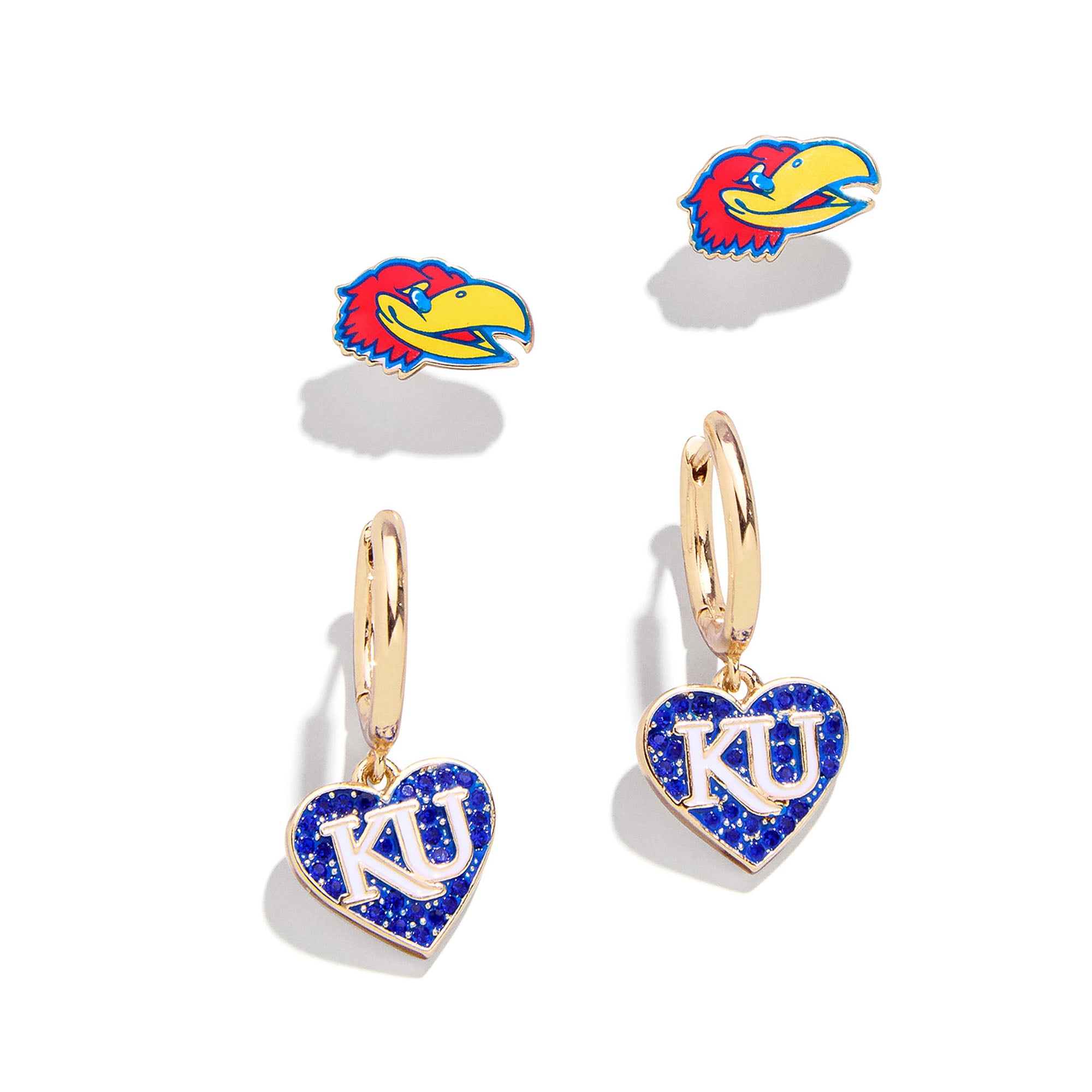 BaubleBar Kansas Jayhawks Earring Set