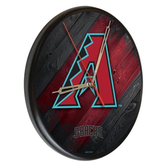 "Arizona Diamondbacks 13"" Solid Wood Clock"