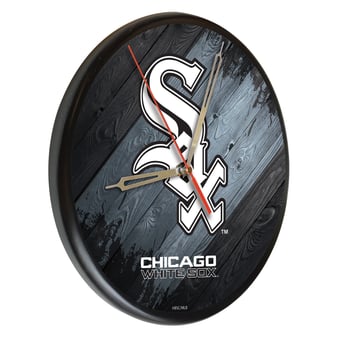 "Chicago White Sox 13"" Solid Wood Clock"