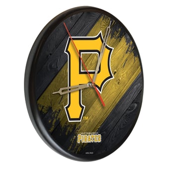 "Pittsburgh Pirates 13"" Solid Wood Clock"