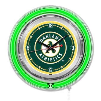 Athletics Double-Walled Neon Clock