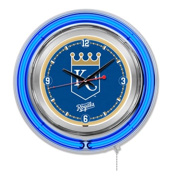 Kansas City Royals Double-Walled Neon Clock