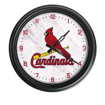 St. Louis Cardinals Indoor/Outdoor LED Wall Clock