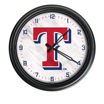 Texas Rangers Indoor/Outdoor LED Wall Clock