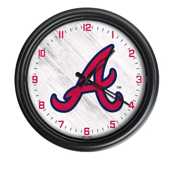 Atlanta Braves Indoor/Outdoor LED Wall Clock