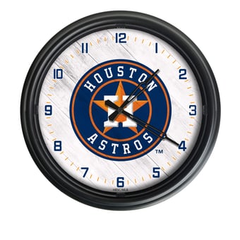 Houston Astros Indoor/Outdoor LED Wall Clock