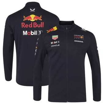 Unisex Red Bull Racing Navy Red Bull Racing Replica Full-Zip Softshell Jacket