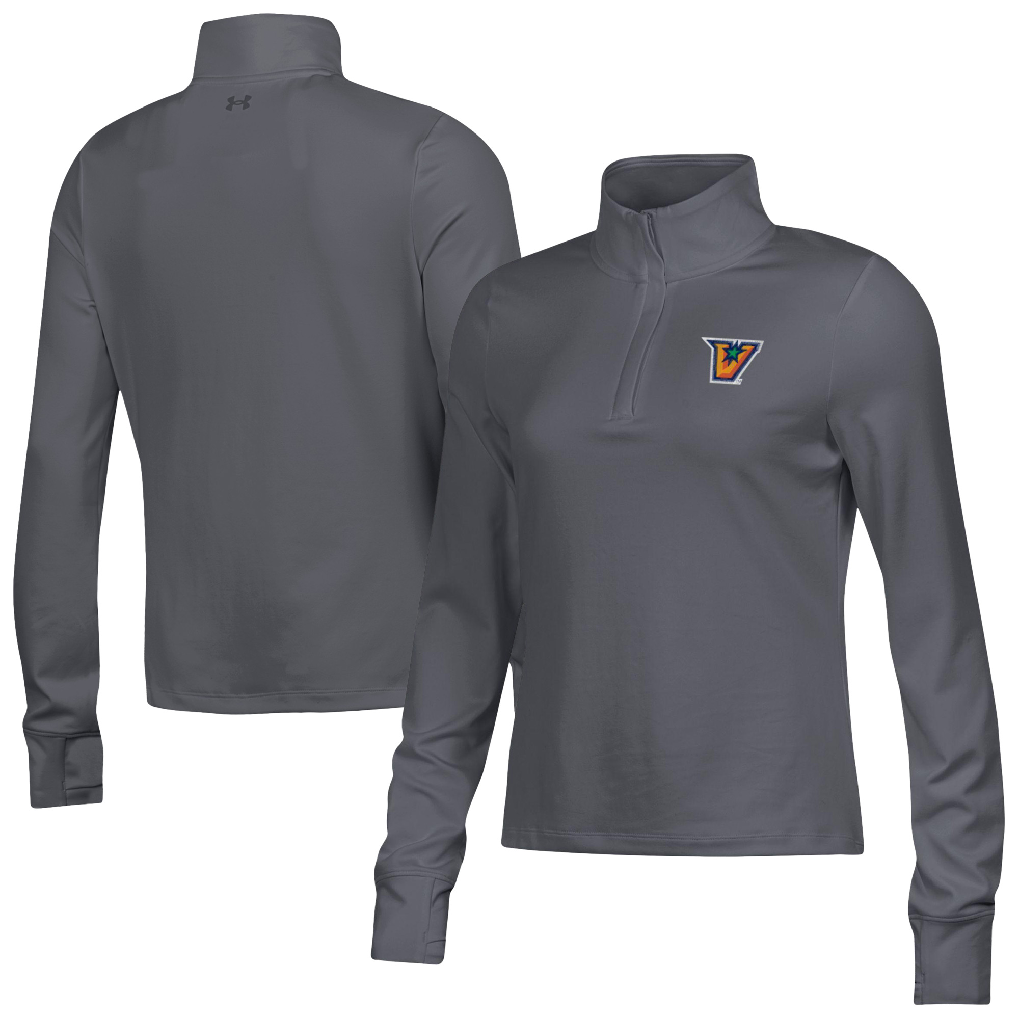 Women's Under Armour  Gray Texas-Rio Grande Valley Vaqueros Motion Quarter-Zip Top