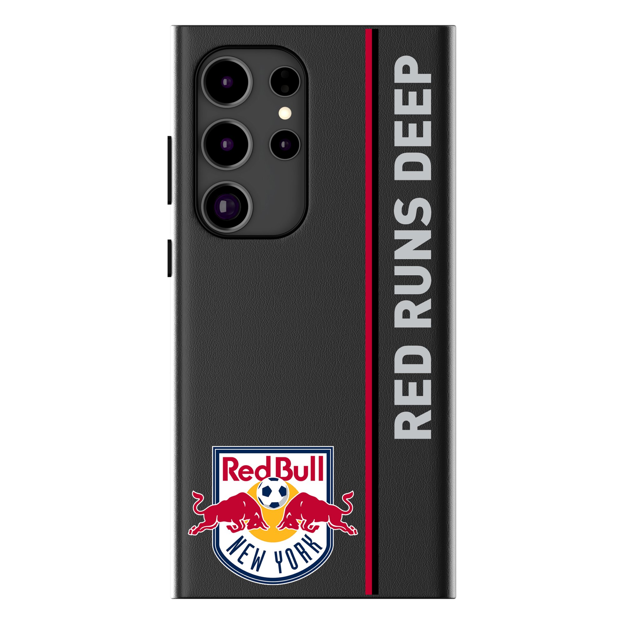 Keyscaper Black New York Red Bulls Galaxy Magnetic Bump Case