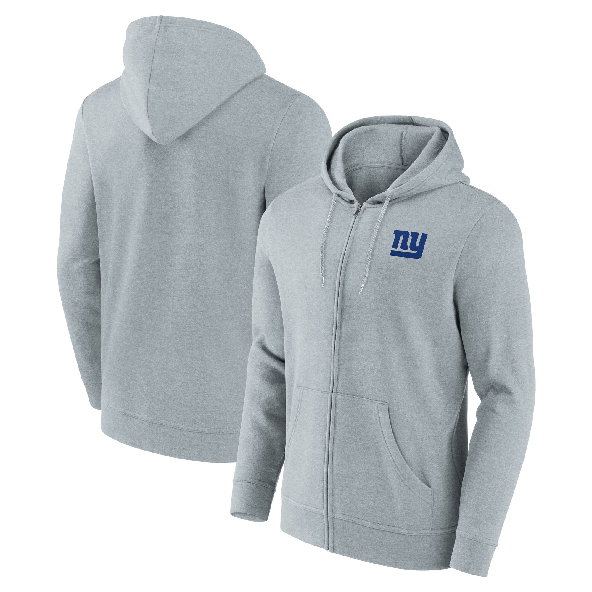 New York Giants Primary Logo Full Zip Hoodie - Mens