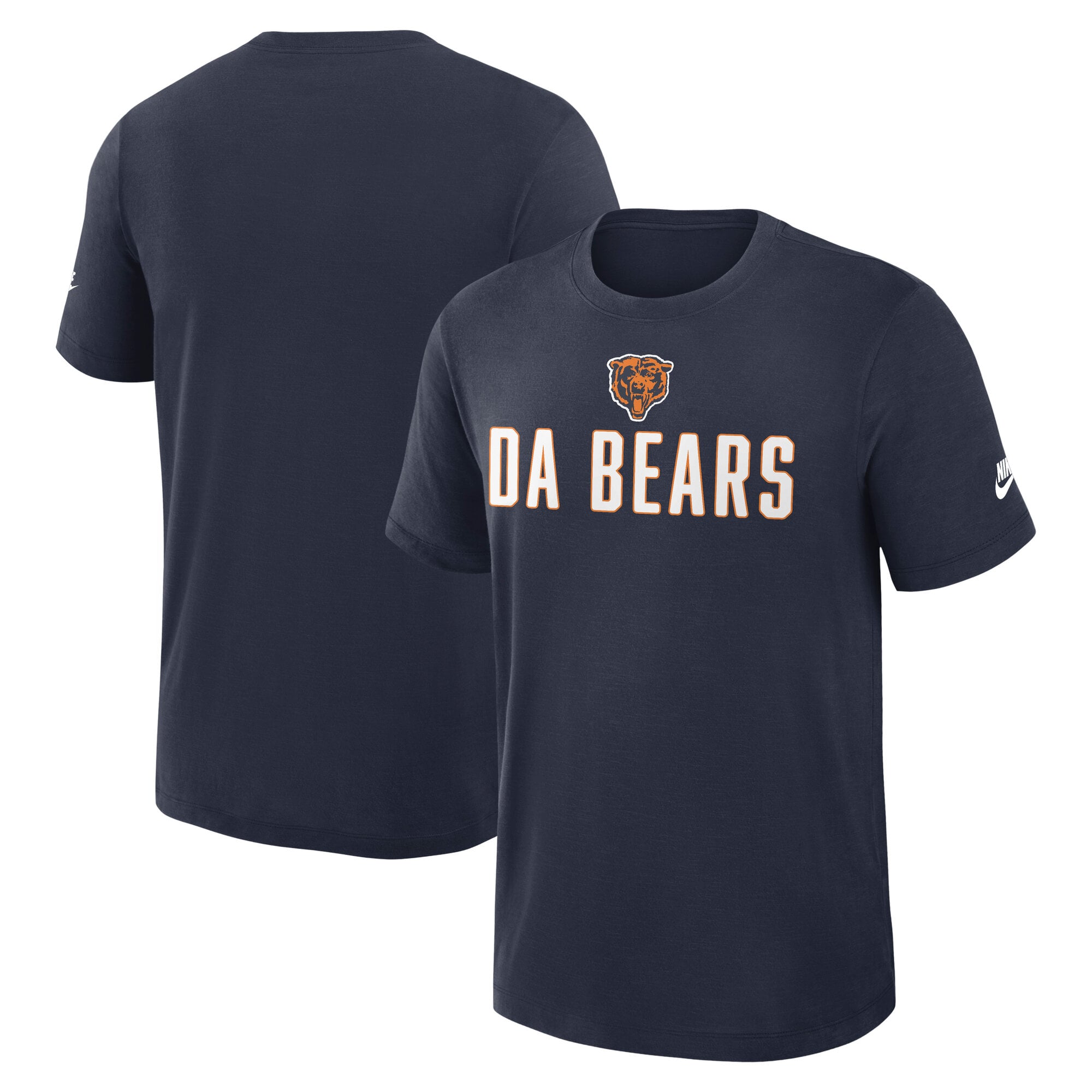 Men’s Nike Navy Chicago Bears Rewind Slub T-Shirt