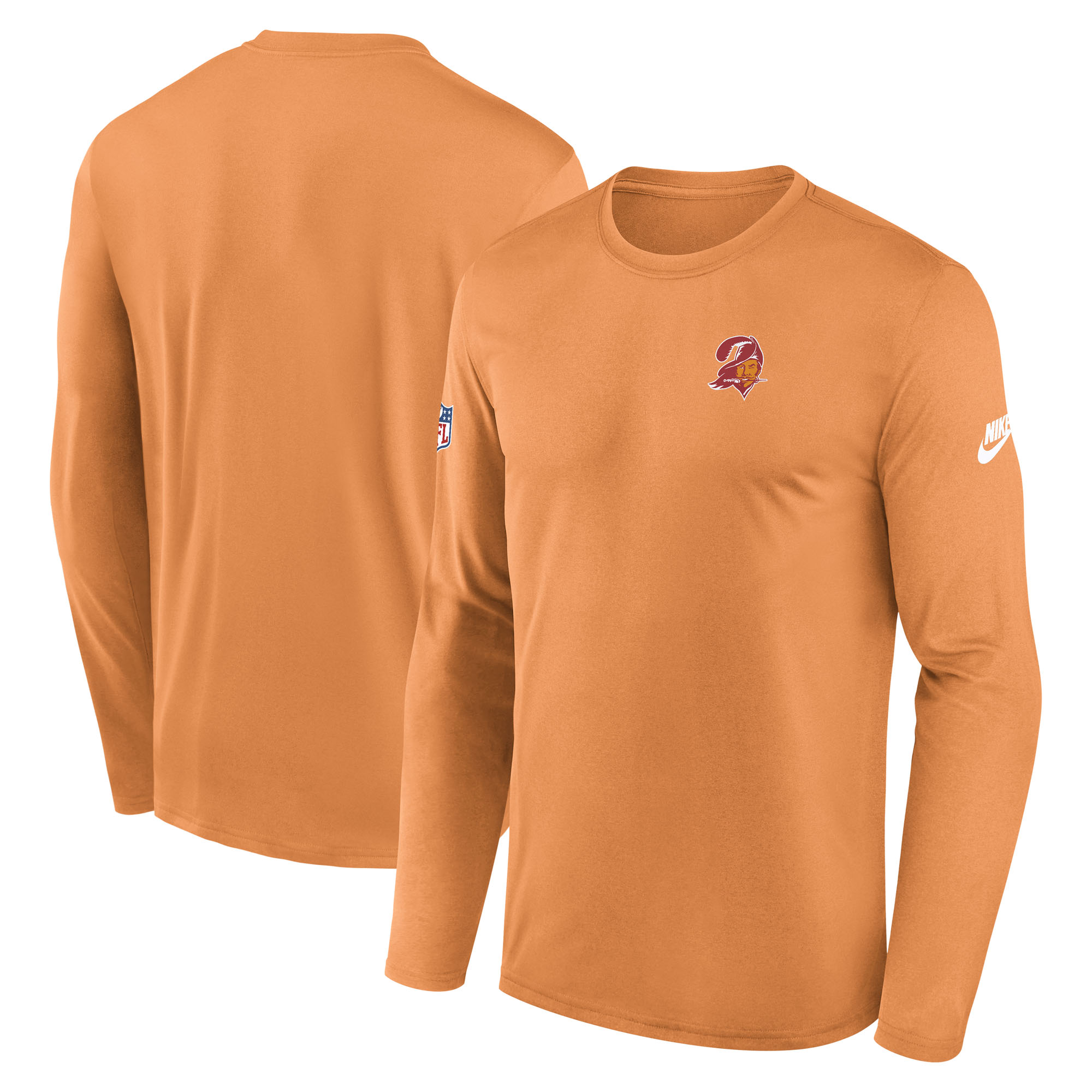 Men's Nike Orange Tampa Bay Buccaneers Legend Small Logo Dri-FIT Long Sleeve T-Shirt