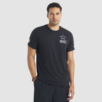 Men's Nike Black Dallas Cowboys 2025 NFL Crucial Catch Tri-Blend Dri-FIT T-Shirt