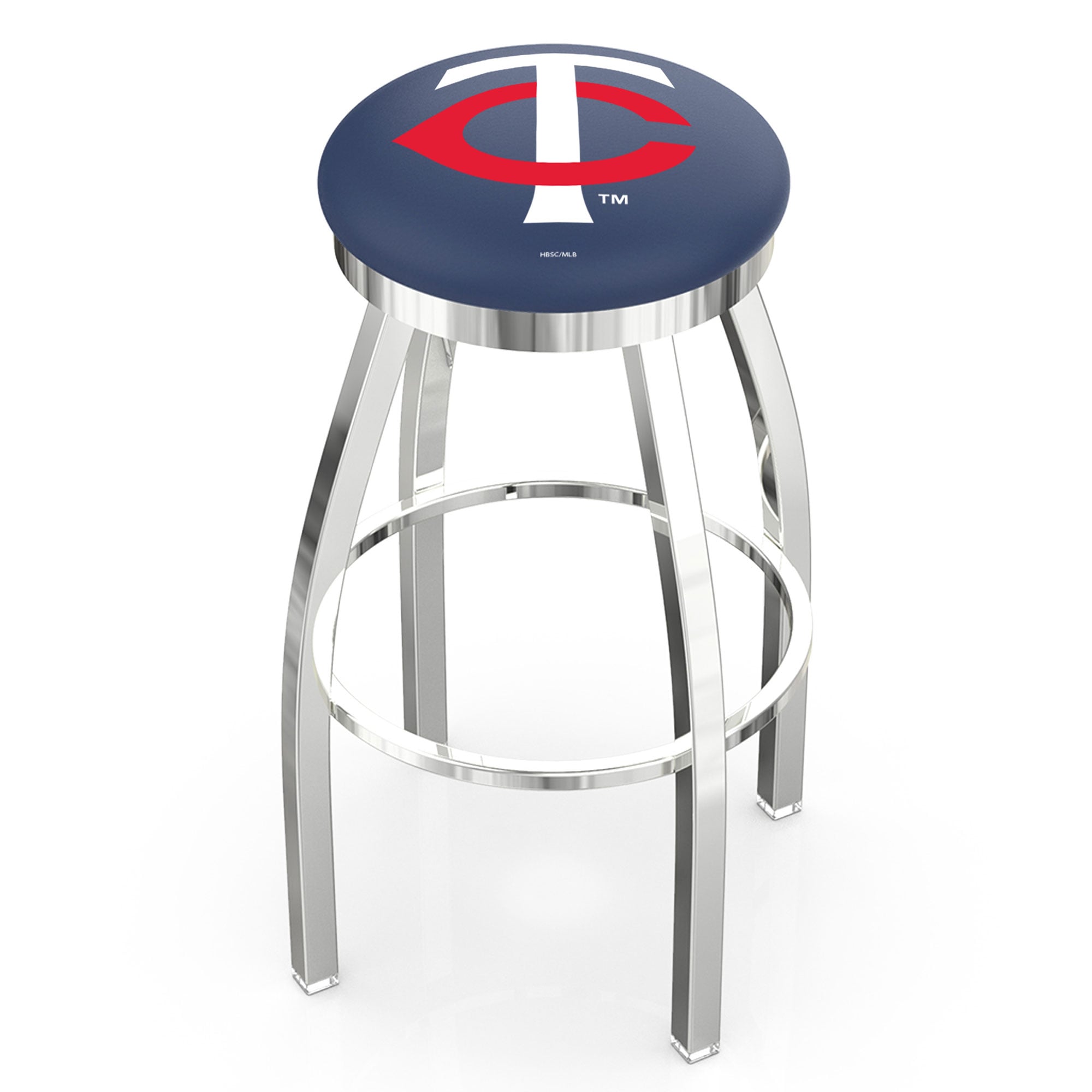 Minnesota Twins 36" Chrome Swivel Counter Stool