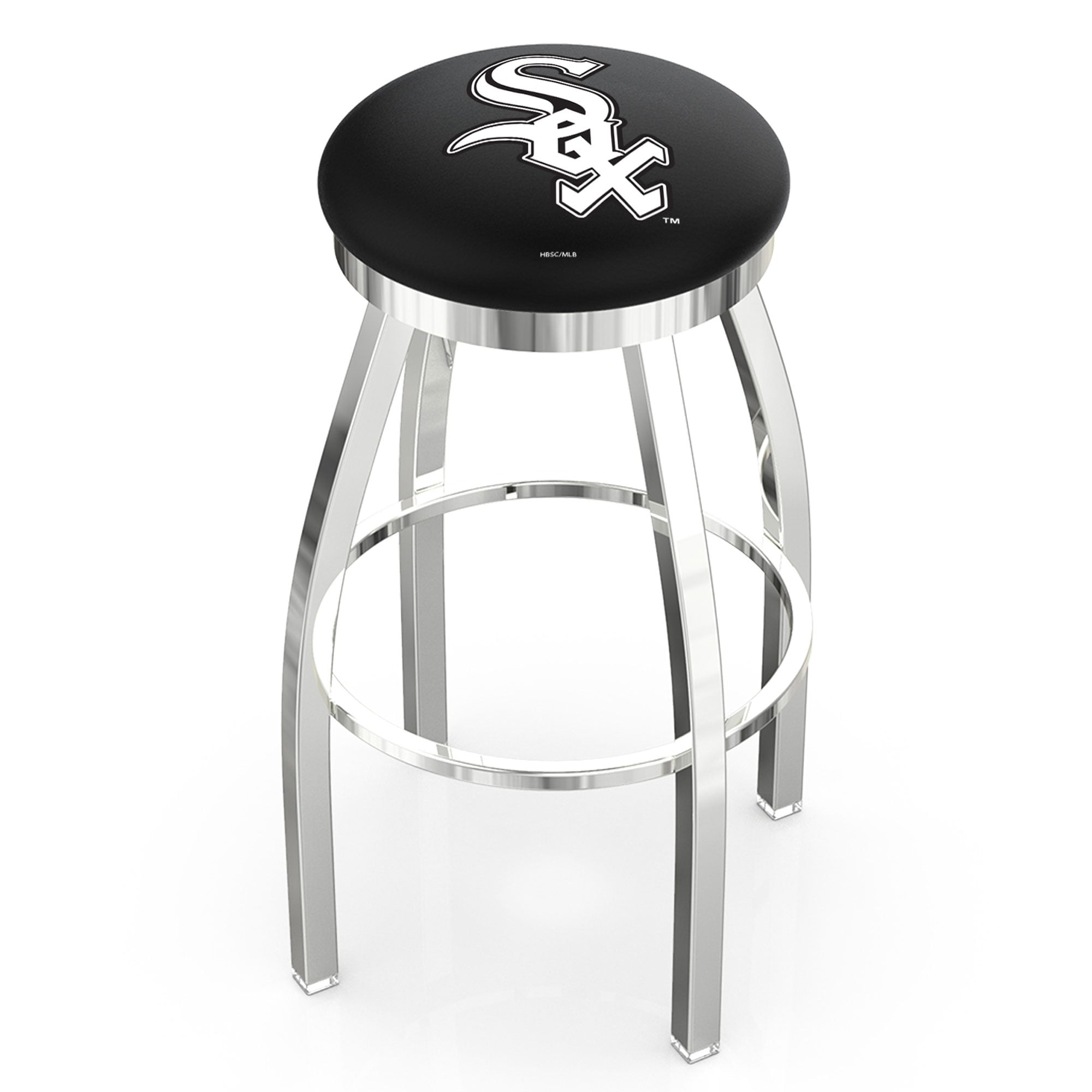 Chicago White Sox 36" Chrome Swivel Counter Stool