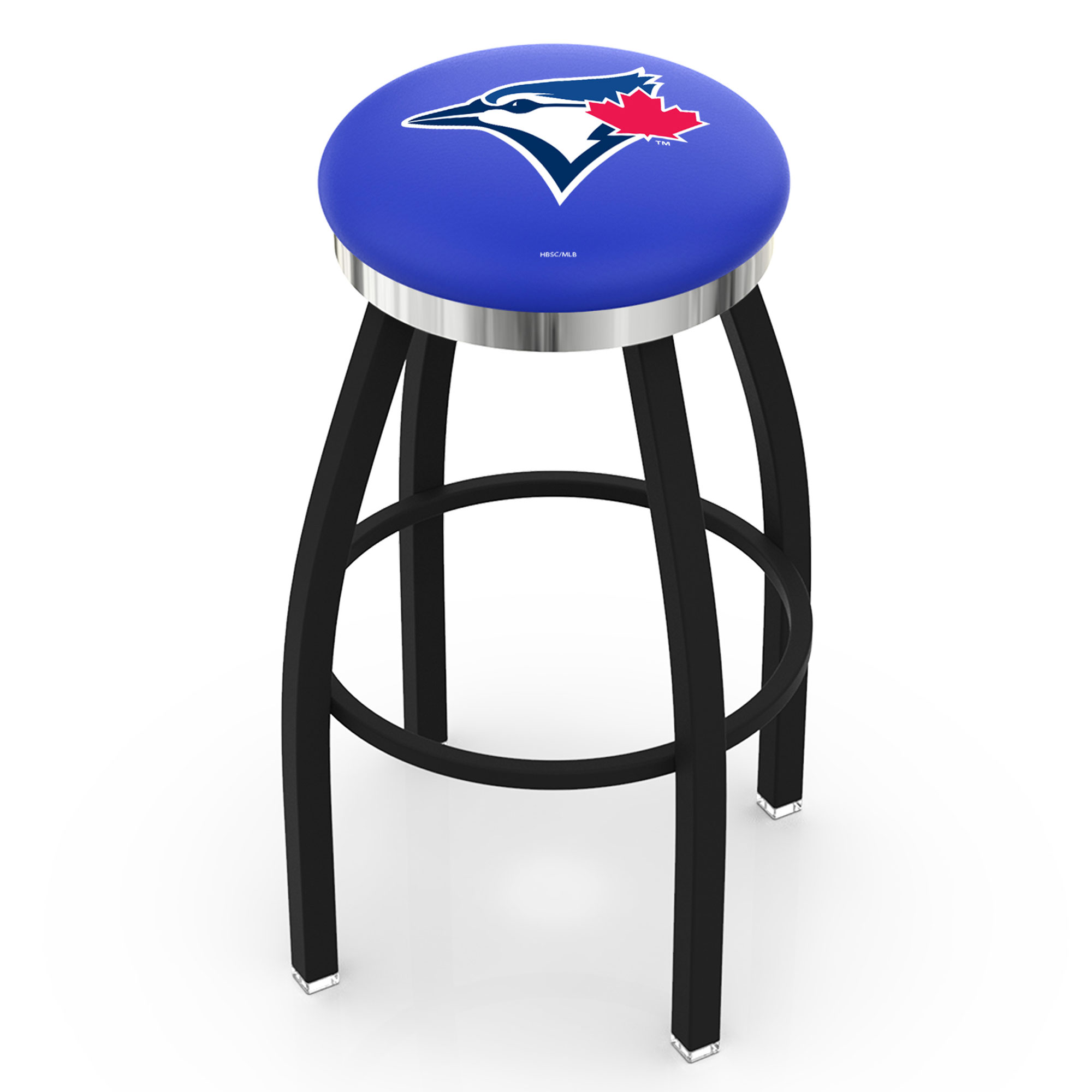 Toronto Blue Jays 25" Swivel Counter Stool with Chrome Accent