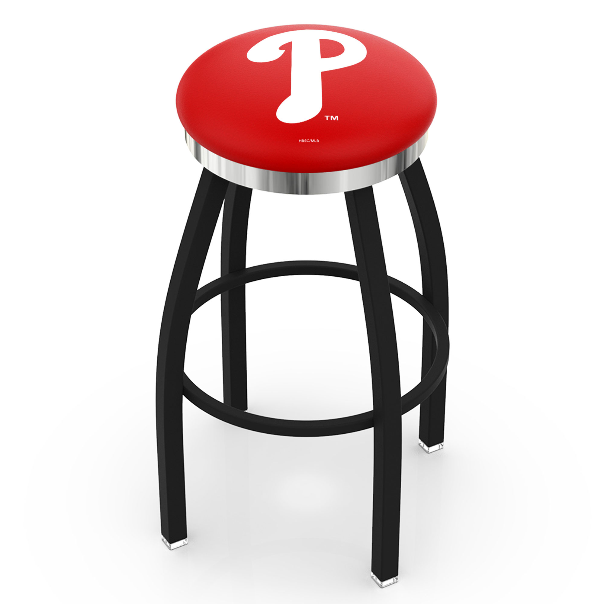 Philadelphia Phillies 30" Swivel Counter Stool with Chrome Accent