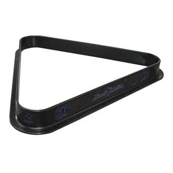 Miami Marlins Billiard Racking Triangle