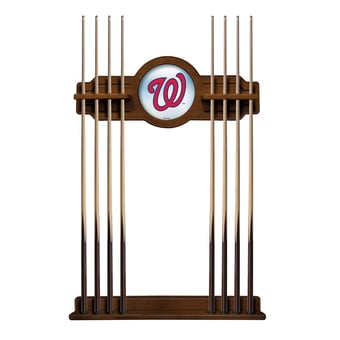 Chardonnay Washington Nationals Eight Stick Wood Pool Cue Rack