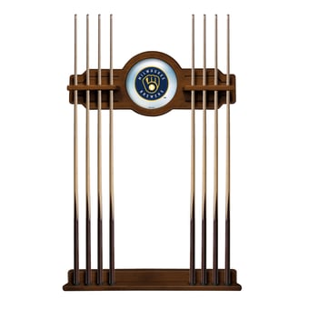 Chardonnay Milwaukee Brewers Eight Stick Wood Pool Cue Rack
