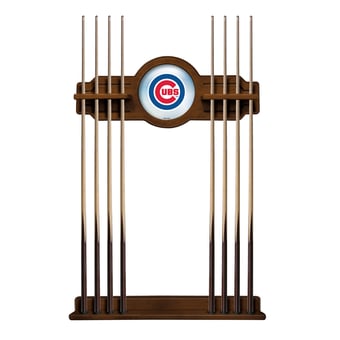 Chardonnay Chicago Cubs Eight Stick Wood Pool Cue Rack