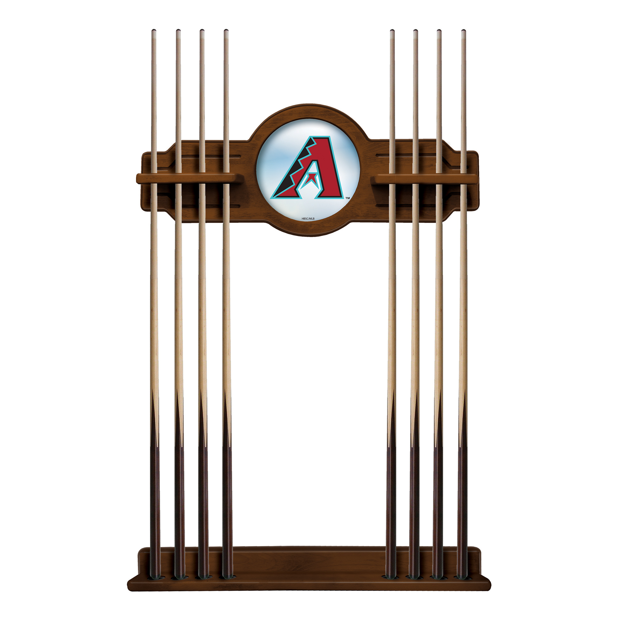Chardonnay Arizona Diamondbacks Eight Stick Wood Pool Cue Rack