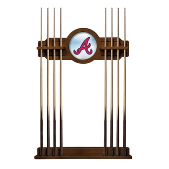 Chardonnay Atlanta Braves Eight Stick Wood Pool Cue Rack