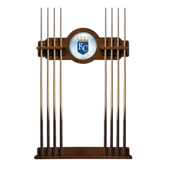 Chardonnay Kansas City Royals Eight Stick Wood Pool Cue Rack