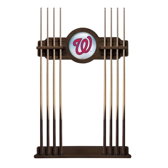 Navajo Washington Nationals Eight Stick Wood Pool Cue Rack