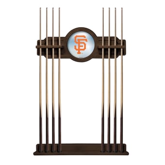 Navajo San Francisco Giants Eight Stick Wood Pool Cue Rack