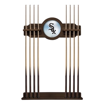 Navajo Chicago White Sox Eight Stick Wood Pool Cue Rack