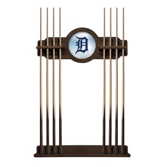 Navajo Detroit Tigers Eight Stick Wood Pool Cue Rack