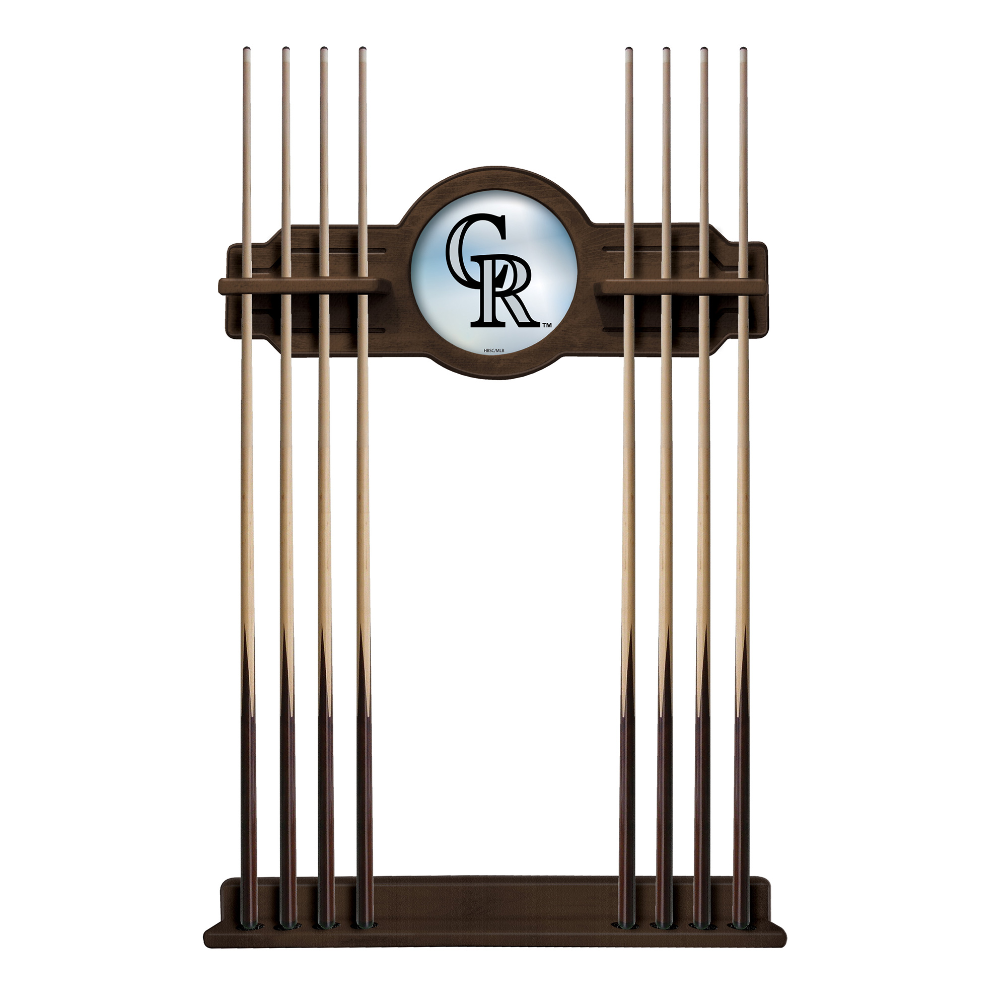 Navajo Colorado Rockies Eight Stick Wood Pool Cue Rack