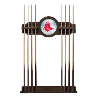 Navajo Boston Red Sox Eight Stick Wood Pool Cue Rack