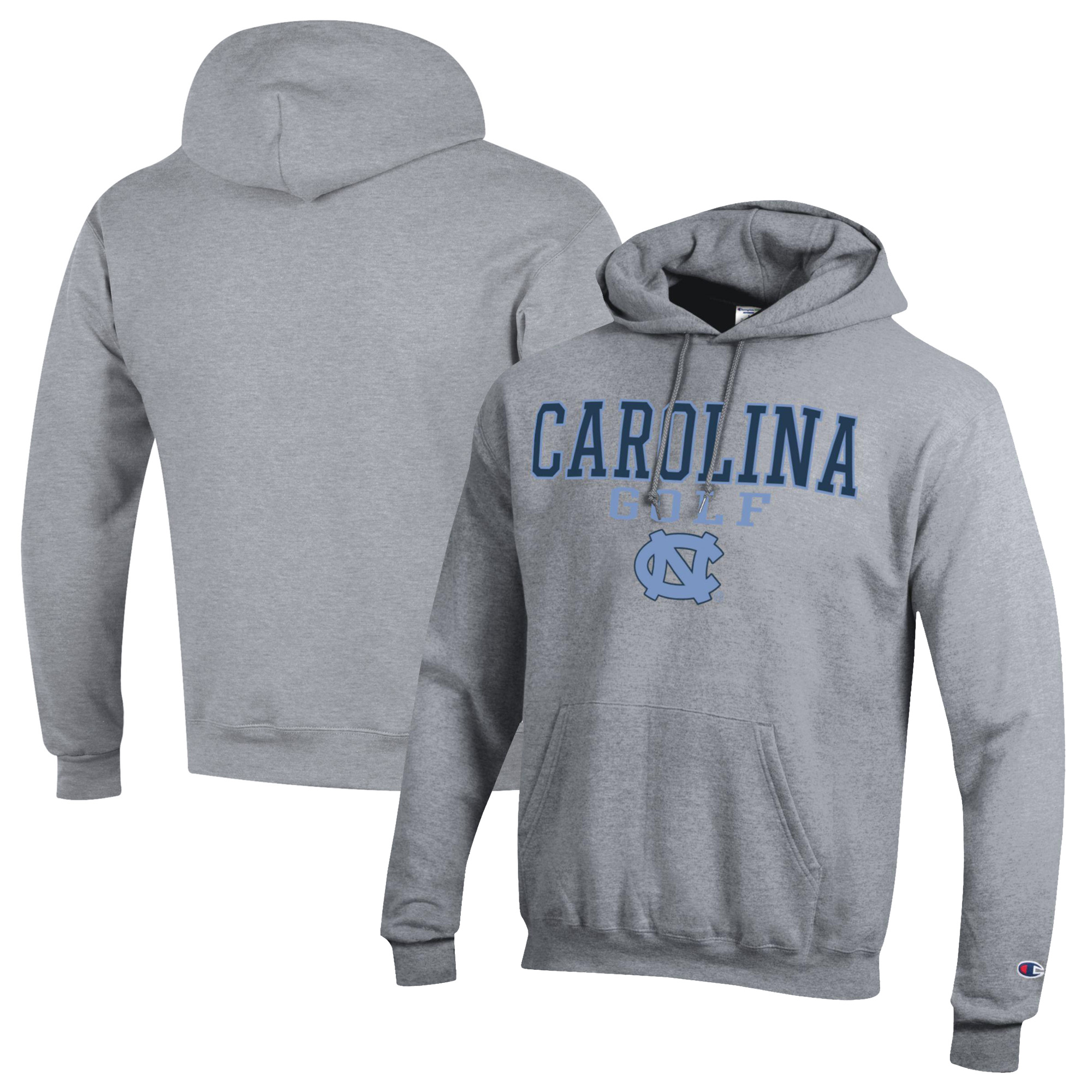 Men’s Champion Gray North Carolina Tar Heels Stacked Golf Powerblend Pullover Hoodie Men’s Champion Gray North Carolina Tar Heels Stacked Golf Powerblend Pullover Hoodie