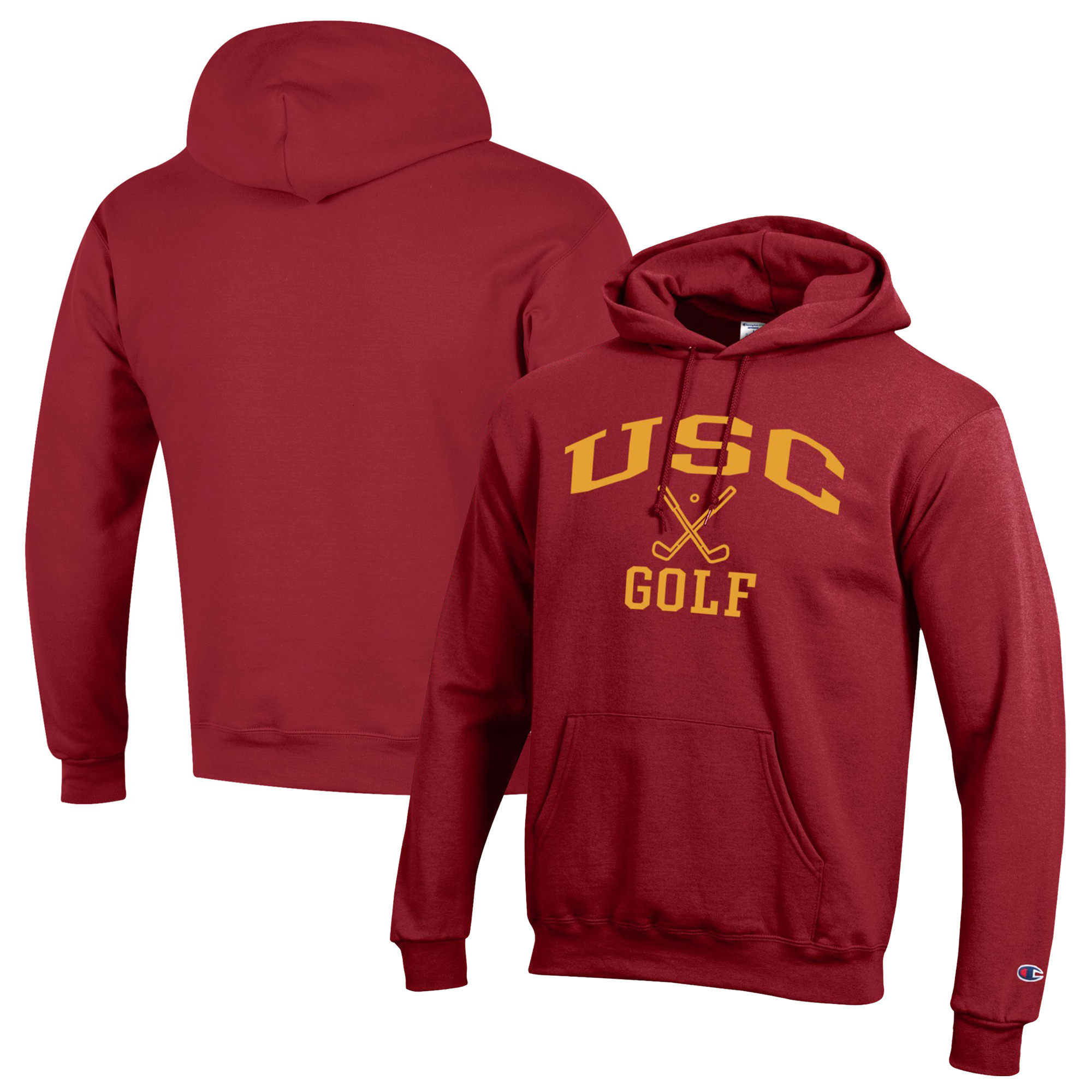 Men’s Champion Cardinal USC Trojans Icon Golf Powerblend Pullover Hoodie Men’s Champion Cardinal USC Trojans Icon Golf Powerblend Pullover Hoodie