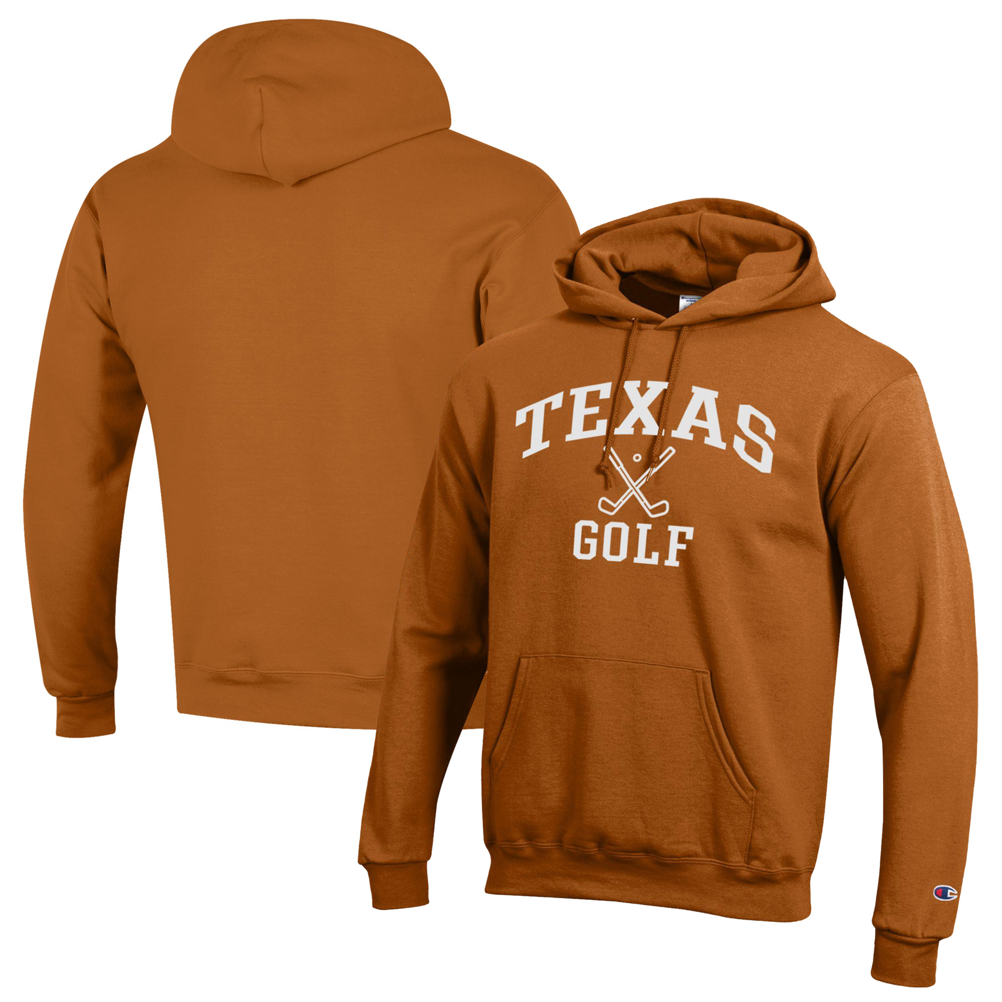 Men’s Champion Texas Orange Texas Longhorns Icon Golf Powerblend Pullover Hoodie Men’s Champion Texas Orange Texas Longhorns Icon Golf Powerblend Pullover Hoodie