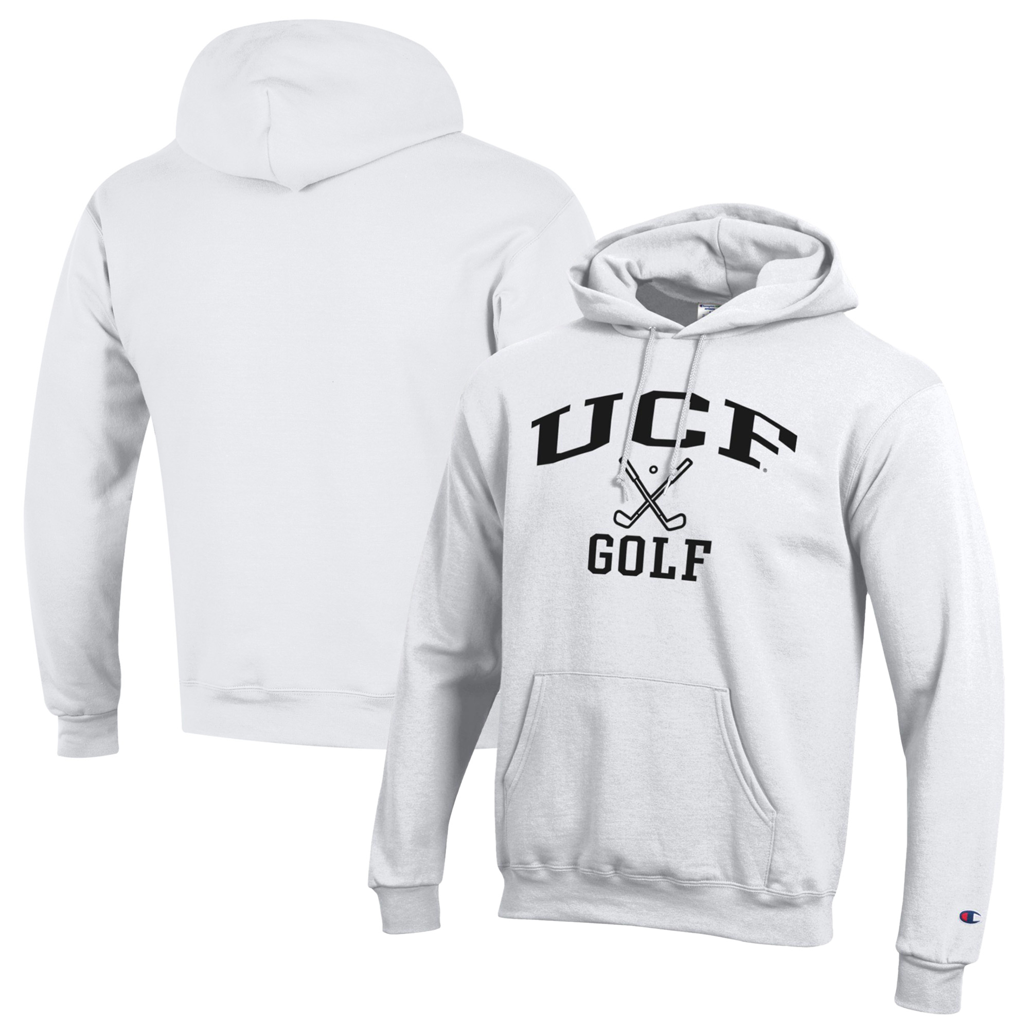 Men’s Champion White UCF Knights Icon Golf Powerblend Pullover Hoodie Men’s Champion White UCF Knights Icon Golf Powerblend Pullover Hoodie