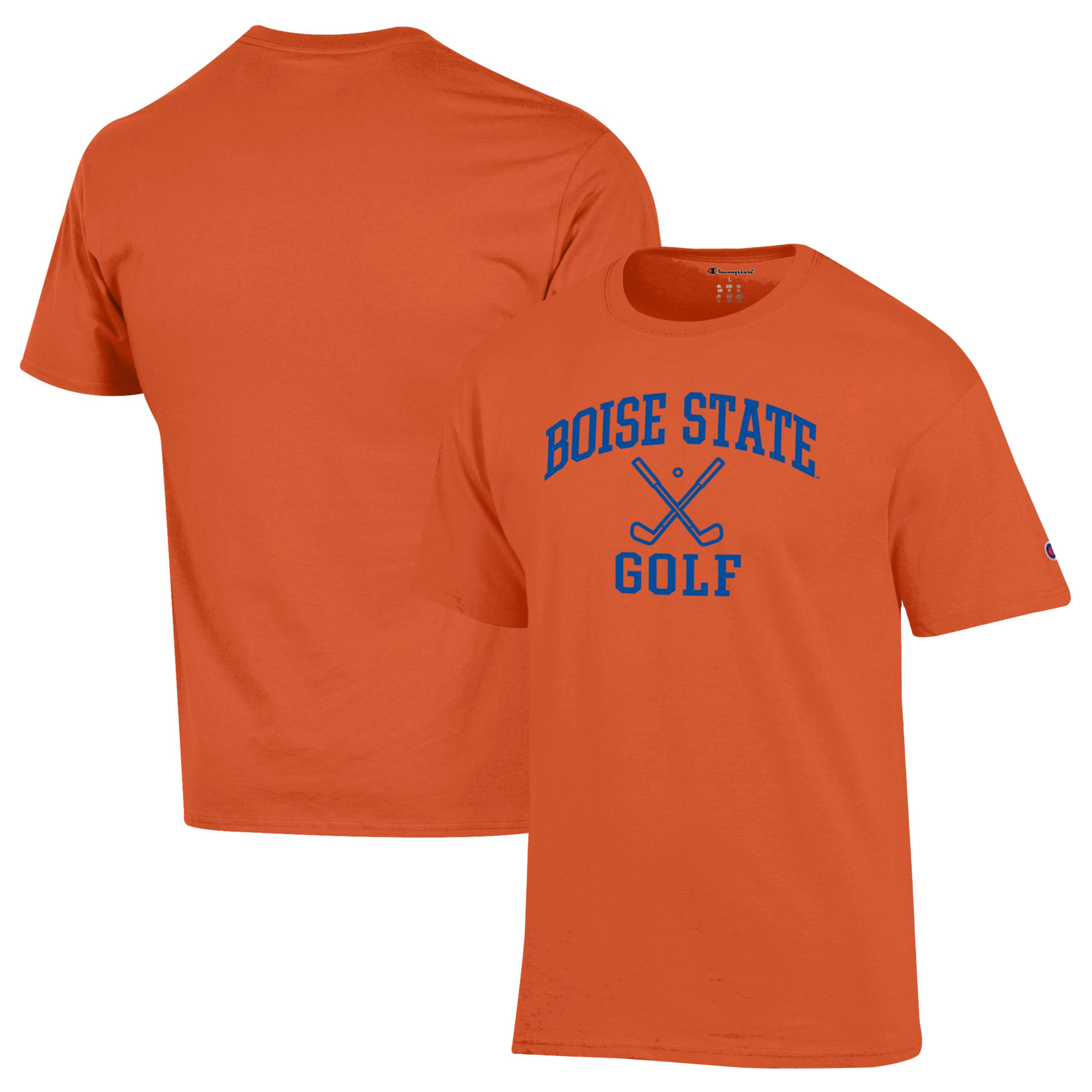 Men’s Champion Orange Boise State Broncos Icon Golf T-Shirt Men’s Champion Orange Boise State Broncos Icon Golf T-Shirt