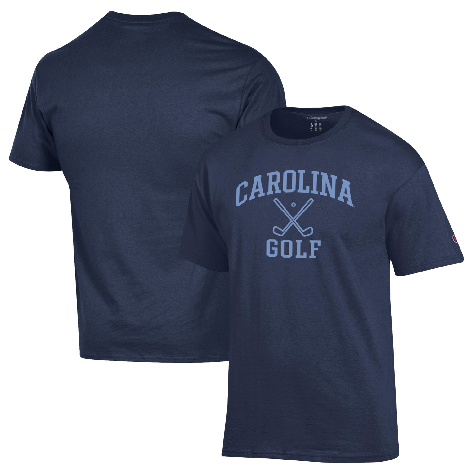 Men’s Champion Navy North Carolina Tar Heels Icon Golf T-Shirt Men’s Champion Navy North Carolina Tar Heels Icon Golf T-Shirt