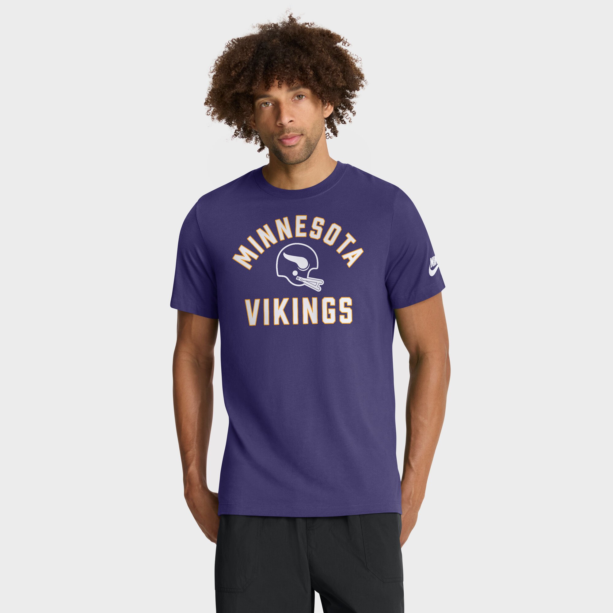 Men's Nike Purple Minnesota Vikings Favorable Timeline Tri-Blend T-Shirt