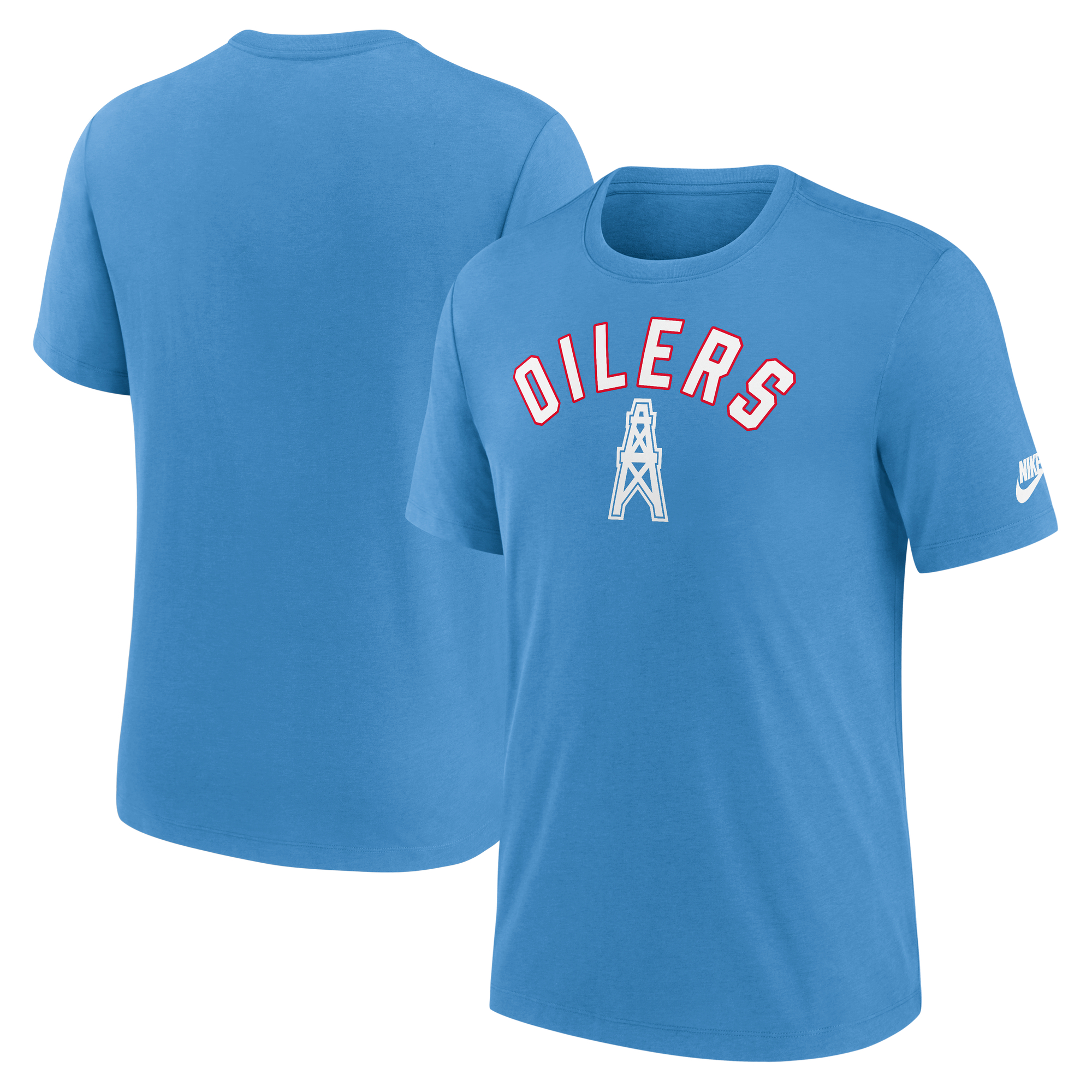 Men's Nike Light Blue Tennessee Titans Favorable Timeline Tri-Blend T-Shirt